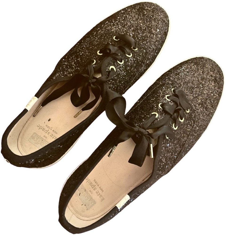 Keds x Kate Spade New York Glitter Dipped Low Top Champion Sneakers